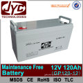 Hot factory price energy storage maintenance free battery 12v 120ah